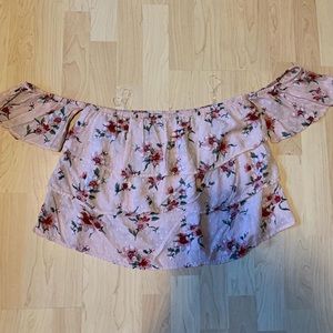 american eagle off the shoulder blouse